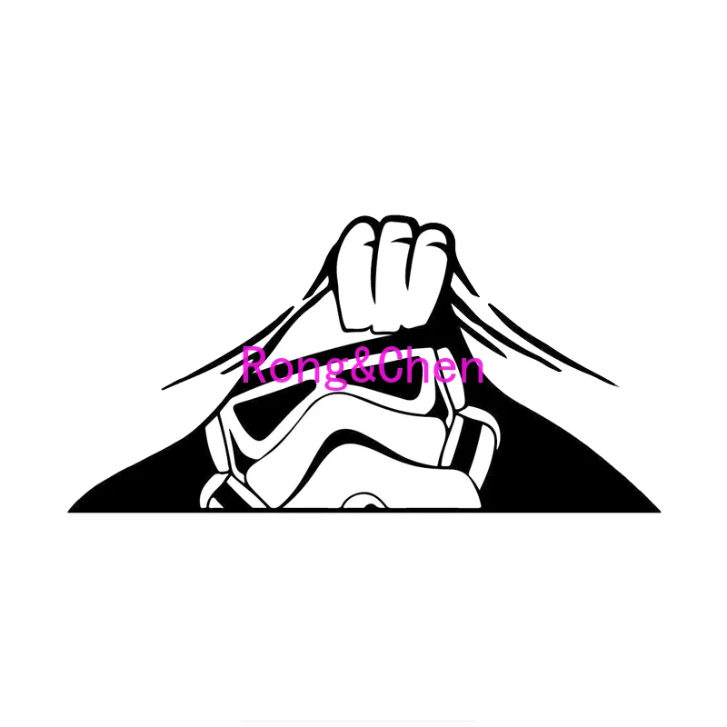 

Rongchen Trading Car Sticker for Stormtrooper Peeking Car Decor Window Wall Laptop Notebook Stickers DecalPVC Best Selling Fine