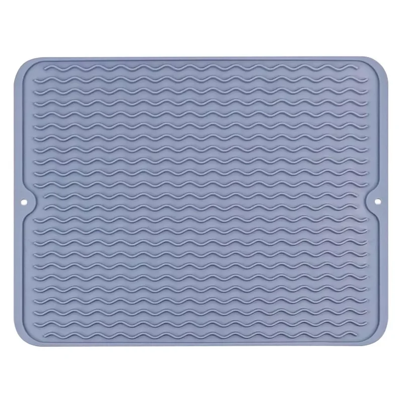 

Silicone Dish Drying Mat, 40 x 30cm - Large Dish Drying Mat, Counter top Mat, Dish Draining Mat, Sink Mat, Large Silicone Trivet