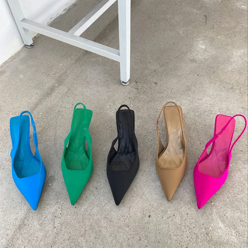 

Thin High Heels Slingback Sandals