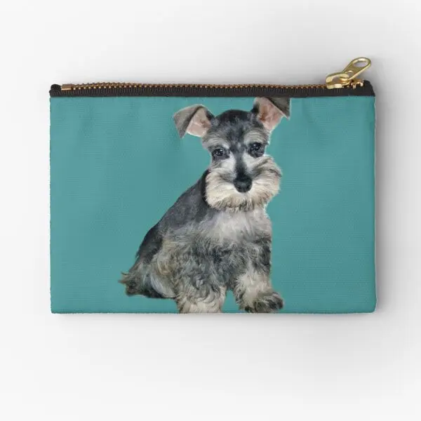 Миниатюрные 3 кармана на молнии Schnauzer для денег, косметики, упаковки носков, Женский кошелек, сумка для хранения монет, мужские ключи, чистый ... (art.: 3920bf8eda471) - 3920bf8eda471
