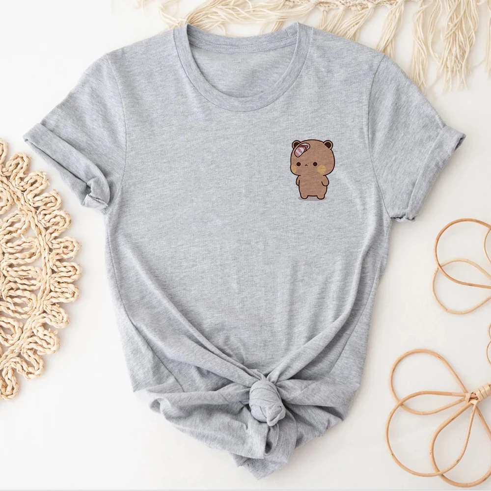 Женские футболки Bubu Dudu японская одежда в стиле Харадзюку для девушек манга 2000