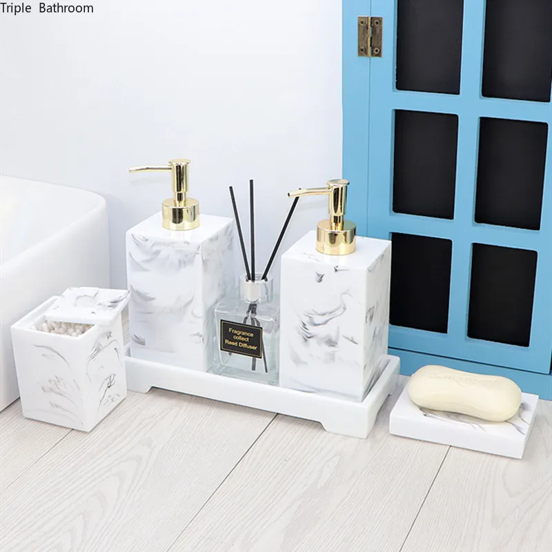 Светильник роскошный семейный набор керамический держатель для мыла зубной