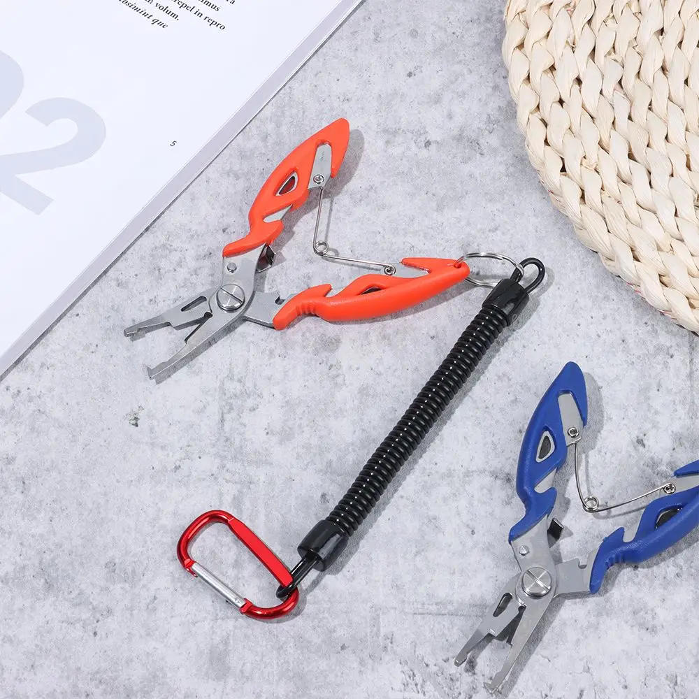 

Outdoor Multi-function with Lanyard Clipper Tool Fishing Pliers Bait Line Cutter Hook Removers Stainless Steel Scissor