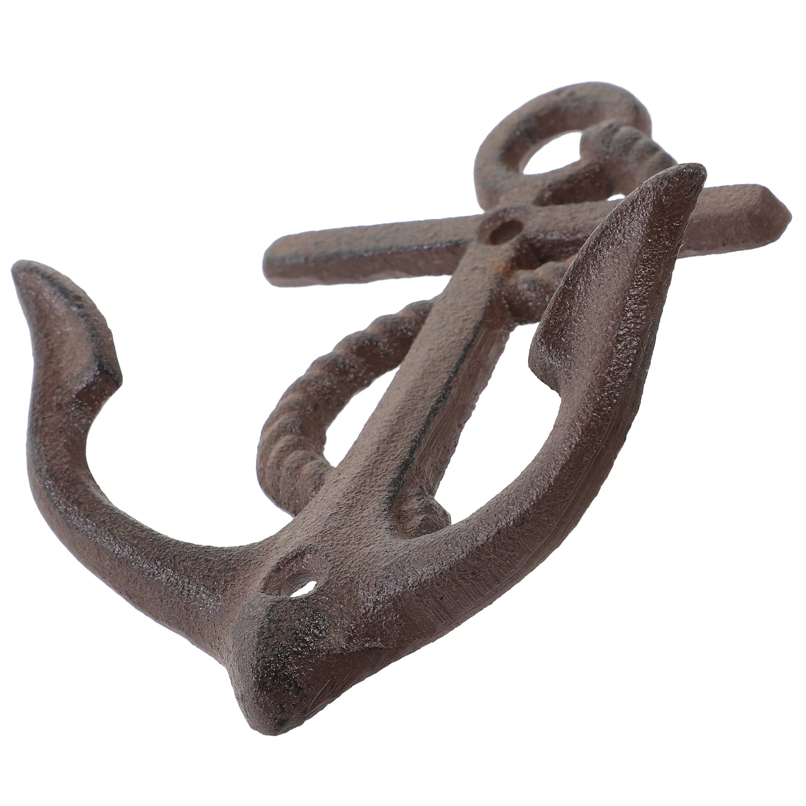 

Vintage Style Wall Hanger Cast Iron Anchor Shaped Hanger for Home Dorm Shop