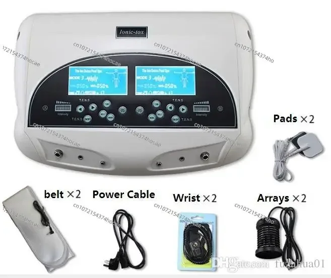 2024 новый двойной Детокс-аппарат ионное очищающее устройство для ног спа-ванны