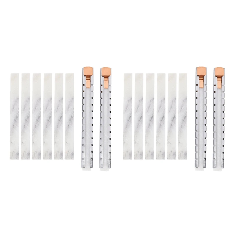

New 4 Soapstone Holder With 12 Flat Set/Mark White Clear And Removable Markings On Steels Quality Soapstone Pens For Welding