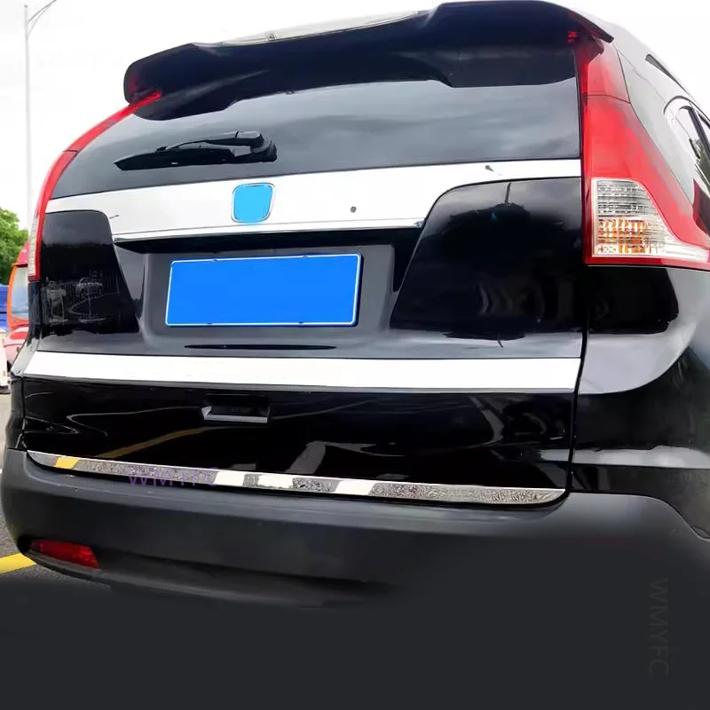 

Подходит для Honda CRV CR-V 2012-2016 задняя дверь из нержавеющей стали, нижняя крышка багажника, крышка багажника, отделка