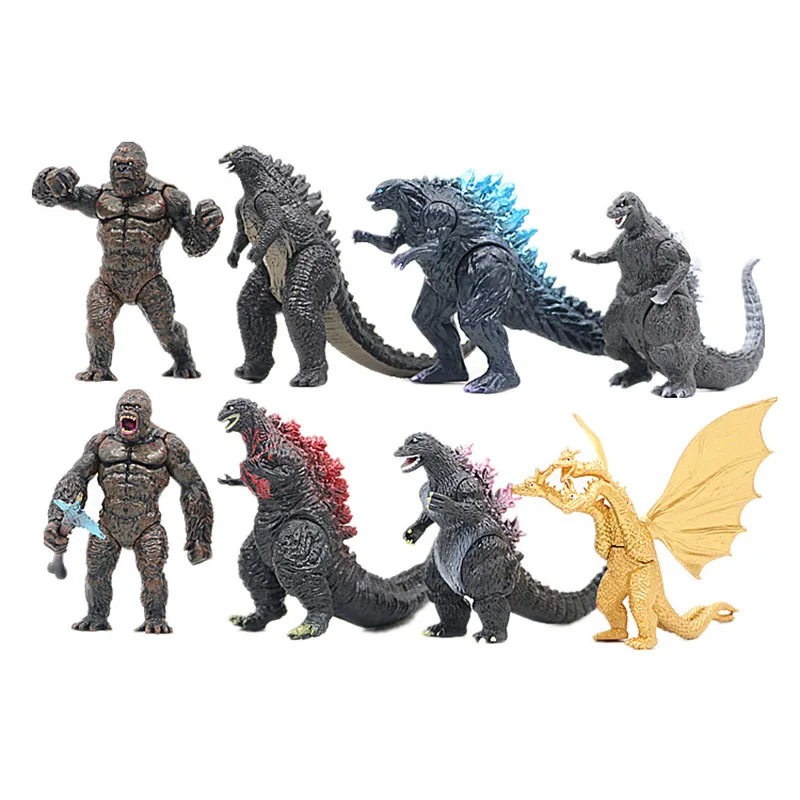 Новинка, фигурка Godzilla против Kong из аниме 22 стиля, экшн-Фигурка динозавра мехадилла, Коллекционная модель, кукла, детские игрушки, подарки Новинка, фигурка Godzilla против Kong из аниме 22 стиля, экшн-Фигурка динозавра мехадилла, Коллекционная модель, кукла, детские игрушки, подарки