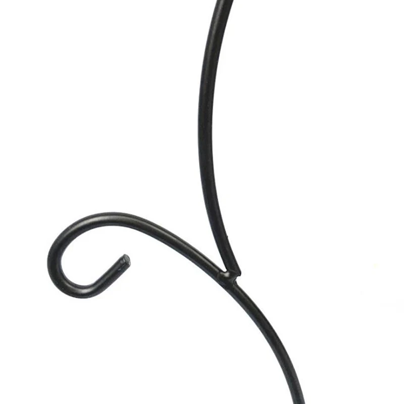 Металлический Железный Подсвечник 37 см с двойным крючком