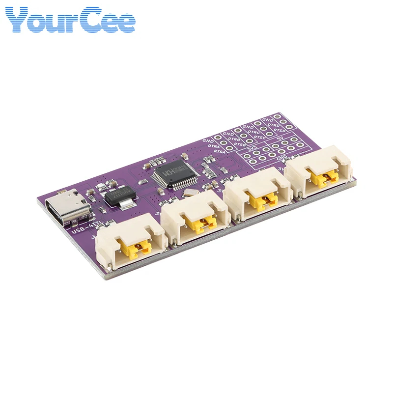 USB на 4/8 каналов последовательный порт TTL интерфейс Type-C 6 Мбит/с высокоскоростной