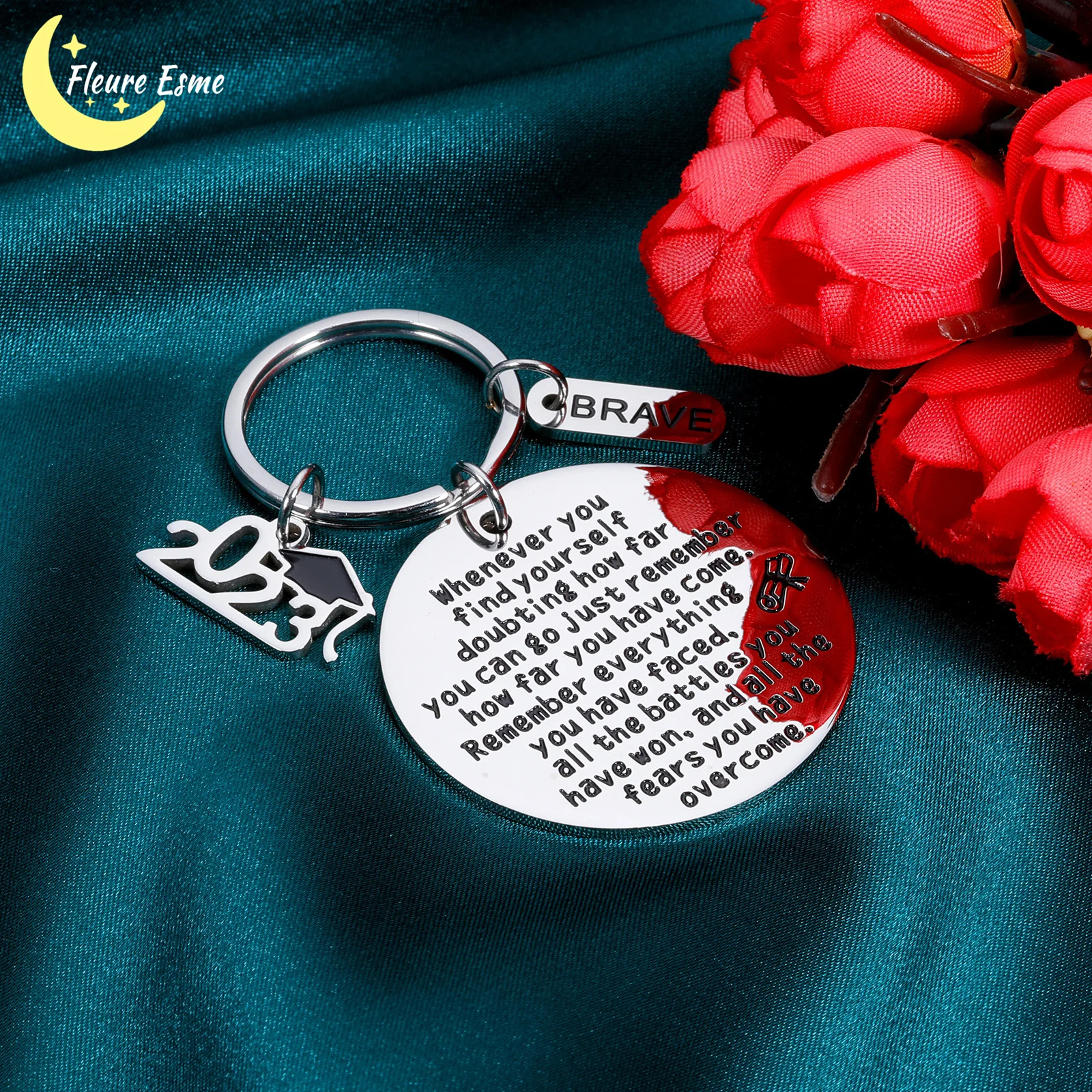 

2023 Graduation Gifts Keychain for Middle High School College Students Class of 2023 Grad Graduates Inspirational Keychains Gift
