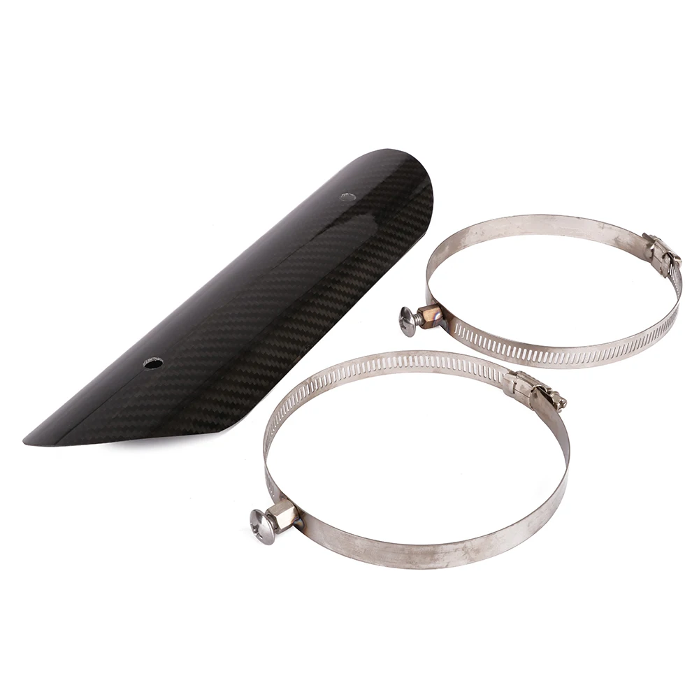 

Выхлопной глушитель из углеродного волокна для мотоцикла, защита трубы, тепловой экран, защитная крышка для KTM YAMAHA SUZUKI KAWASAKI HONDA BMW Ducati