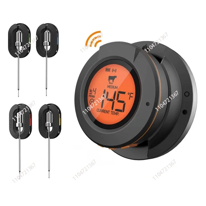 Фото Bluetooth термометр цифровой датчик для высокой 500 градусов духовка гриль барбекю мясо мясо барбекю кулинария кухонные аксессуары инструменты №1