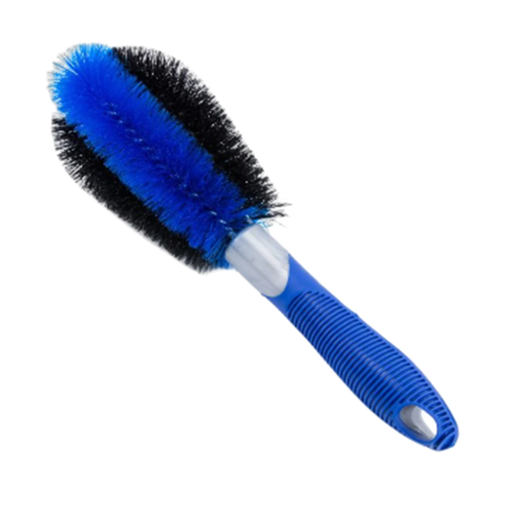 

Home Universal Car Tire Rim Brush Wheel Tyre Scrubbing Brushes Multifunctional Automobile Cleaning Tool Short Handle Blue