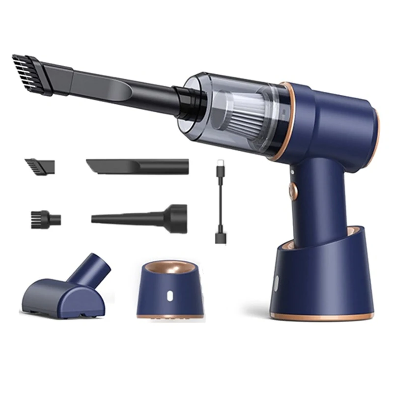 

Автомобильный пылесос 2 в 1, 80000 па, с беспроводной зарядкой