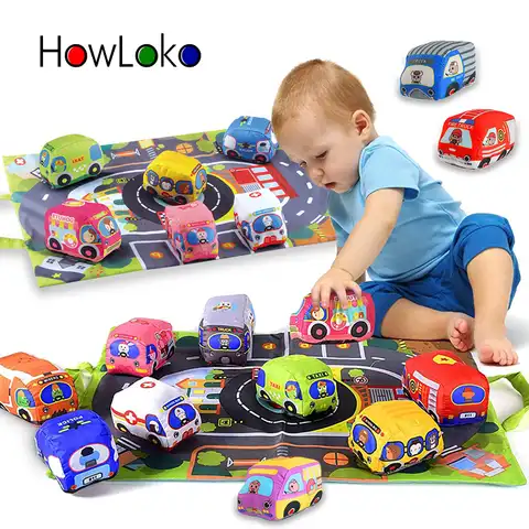 Игрушка Монтессори для детей 0-12 месяцев, Детский обучающий автомобиль, игрушка для раннего обучения
