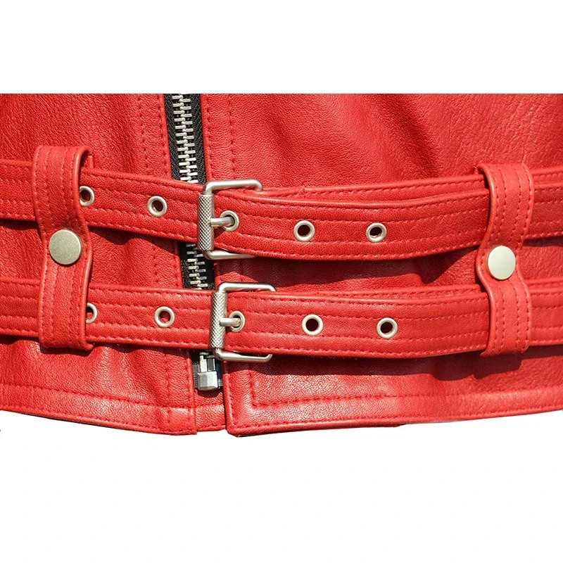 Мягкая толстая куртка из натуральной овчины мужская мотоциклетная байкерская