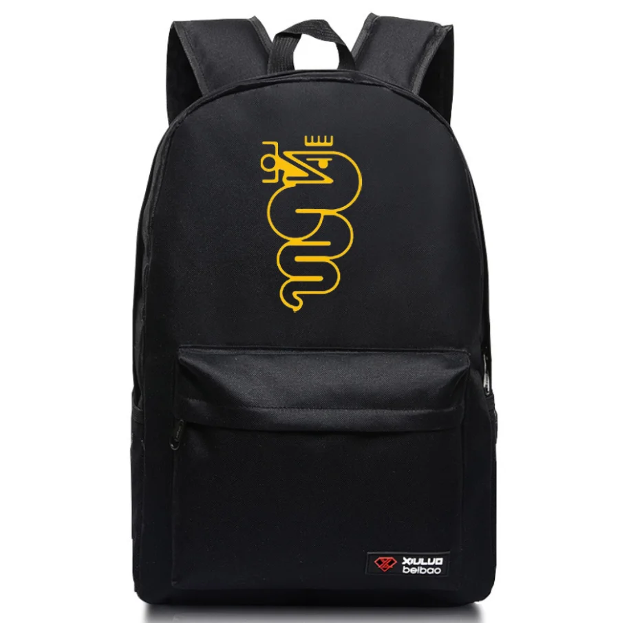 

2022 NEW fashion Hot men leisure backpack computer notebook multifunctional alfa romeo car logo backpack