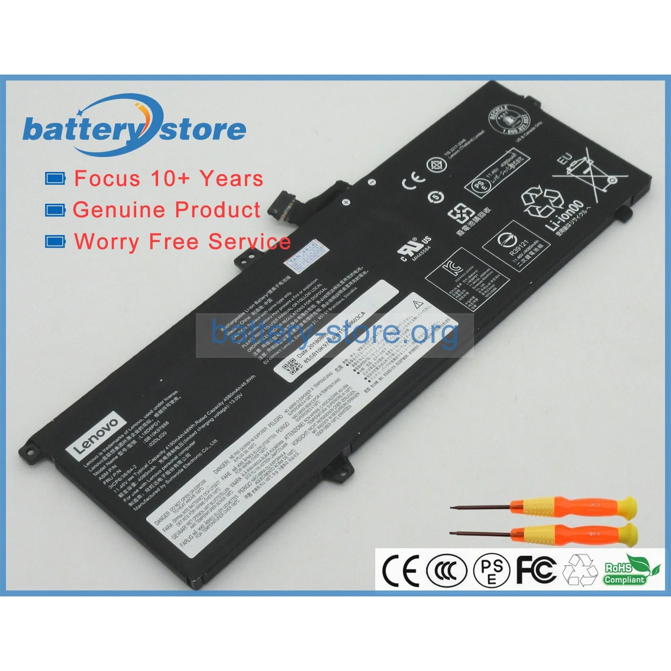 Подлинные Аккумуляторы для ноутбуков 02DL017 5B10W51841 5B10W51842 3ICP6/38/64-2 SB10K97657 L18M6PD2 02DL020 02DL018