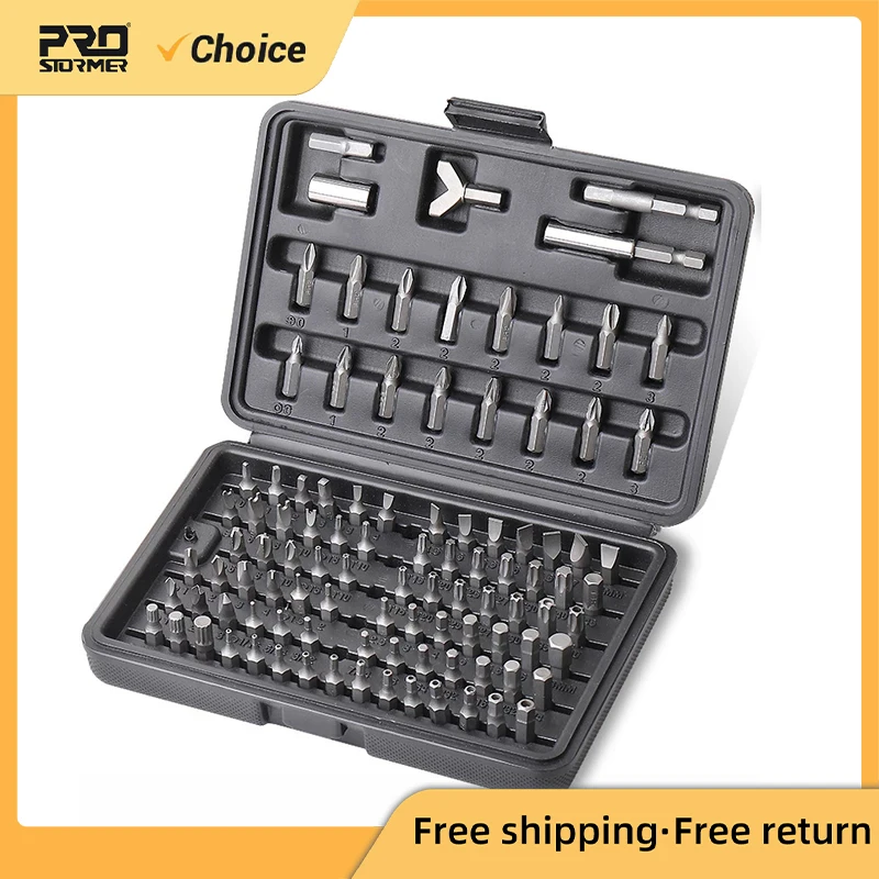 Набор бит для отвертки PROSTORMER 100 шт.