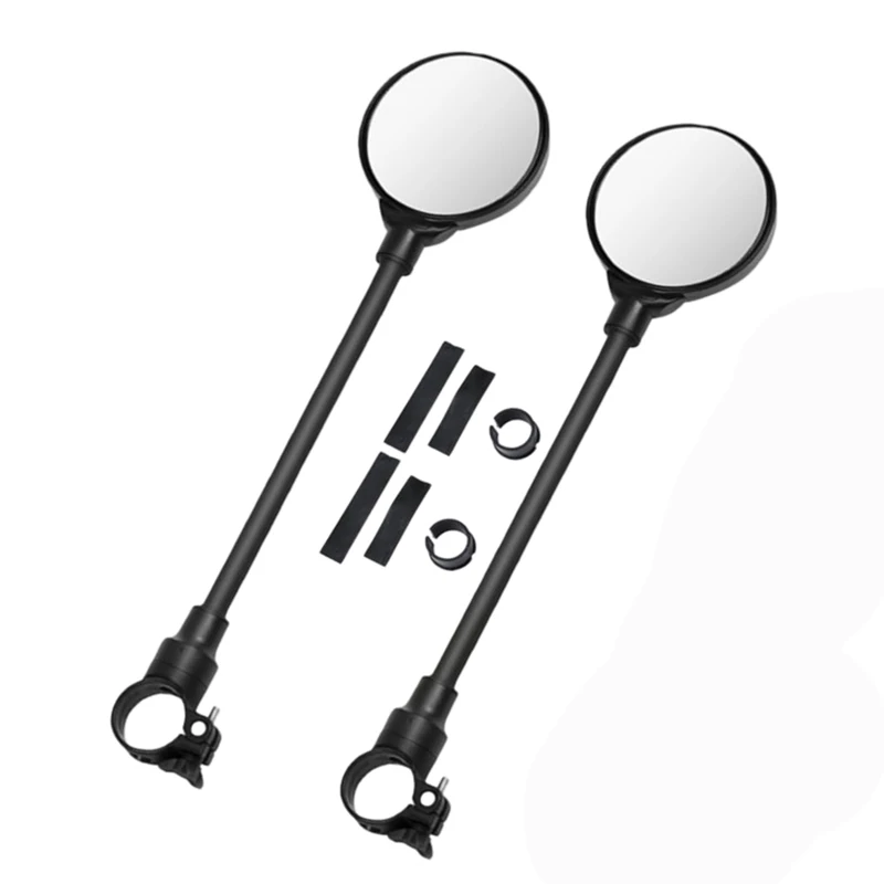 

Hot Bicycle Mirror Set for Handlebars 360° Adjustable Wide Angle Rear View Mirror for Mountain Bike/Moped/Road Bikes Pack of 2