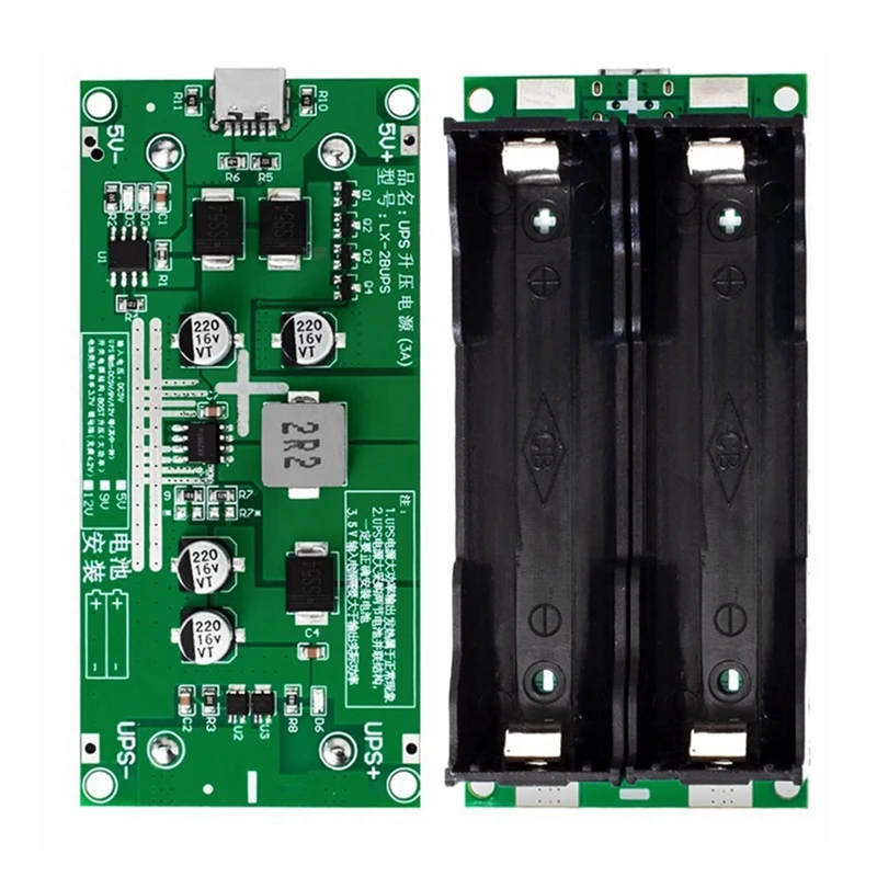 Type-C 15 Вт 3 А 18650 Φ повышающий бустер быстрая зарядка модуль зарядного устройства