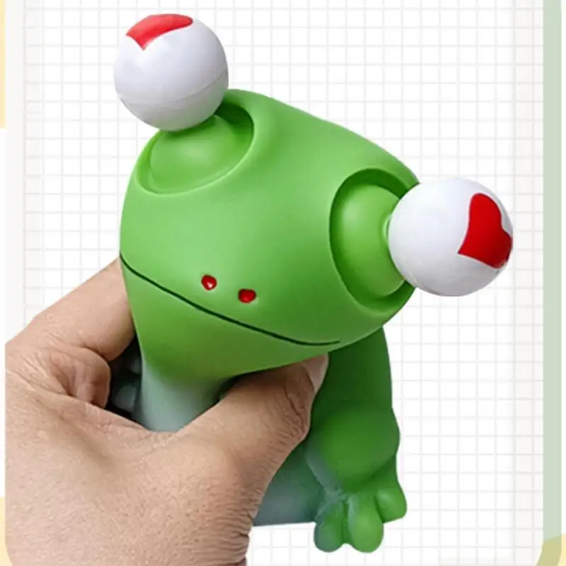 

Funny Frog Squeeze Toys Eyes Popping Toy Anti Stress Fidget Toys TPR Venting Decompression Toy Stress Relief Toys For Kids Adult