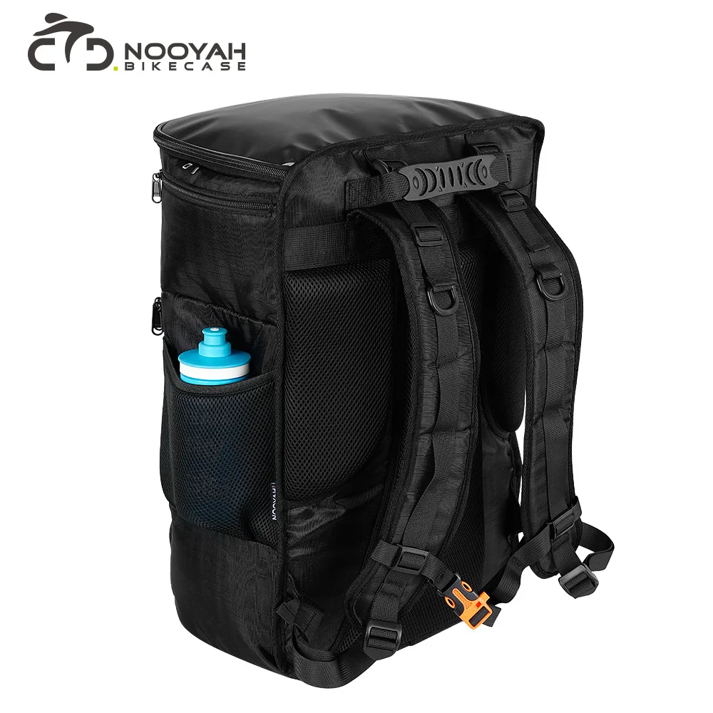 Фото NOOYAH Велосипедная Сумка для Триатлона Велосипедный Рюкзак Большой Вместимости Разделение на Влажную и Сухую Велосипедные Аксессуары Шлем для Хранения Велосипедного Снаряжения №3