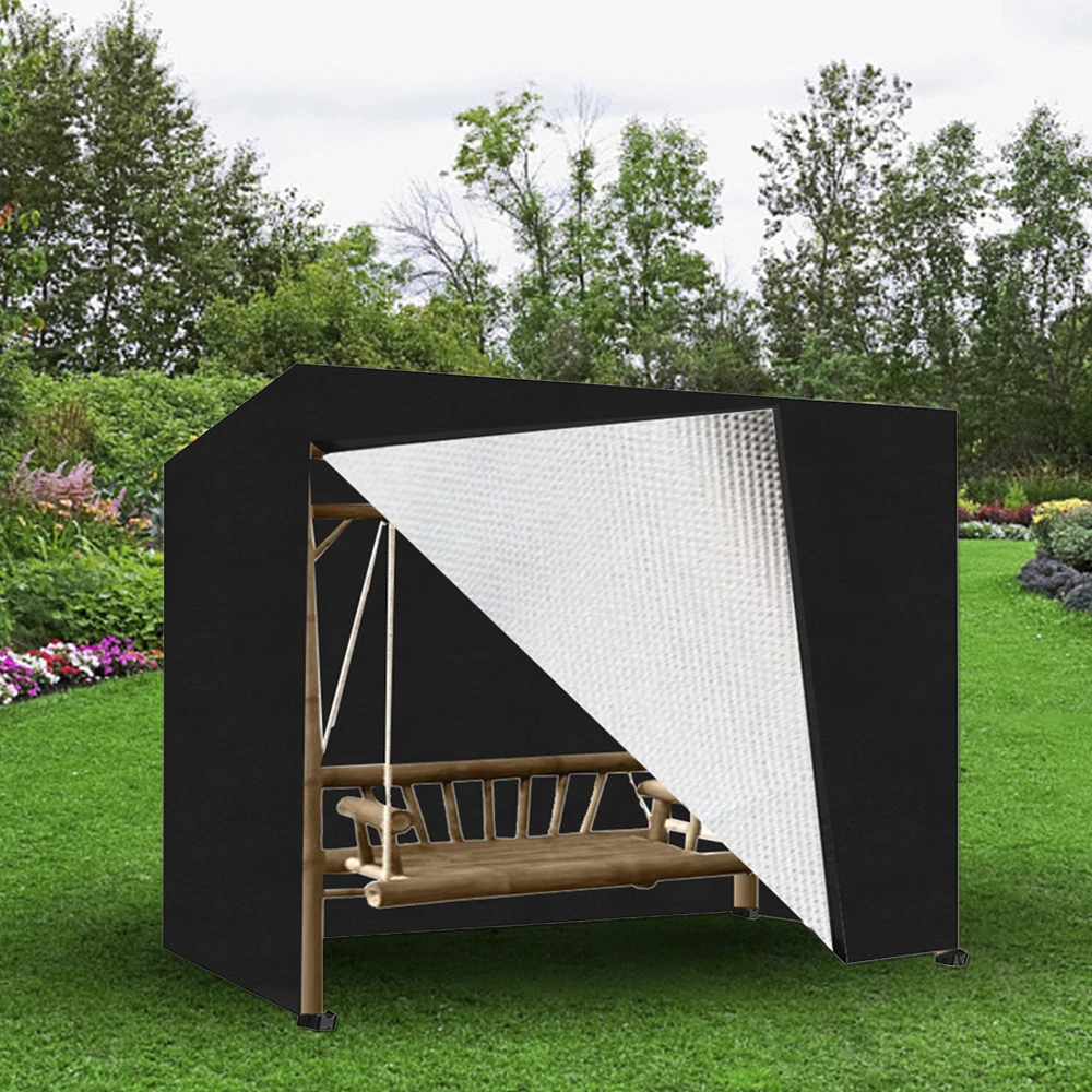 

Garden Swing Cover Large Outdoor Hammock Cover with Zipper Swing Chair Cover Patio Chair Protector, Sunshade Canopy Waterproof