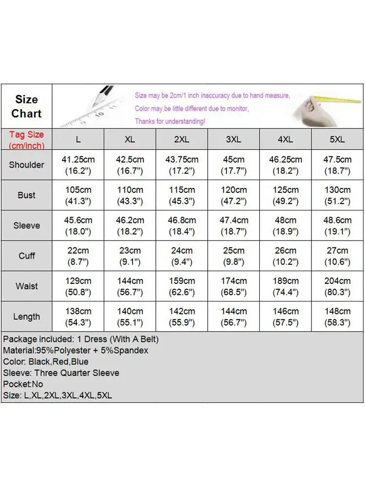 Plus Size Women 2023 Summer Maxi Dress VONDA Lace Patchwork Belted Printed Party Sundress Long Sleeve Casual Ruffled Robe