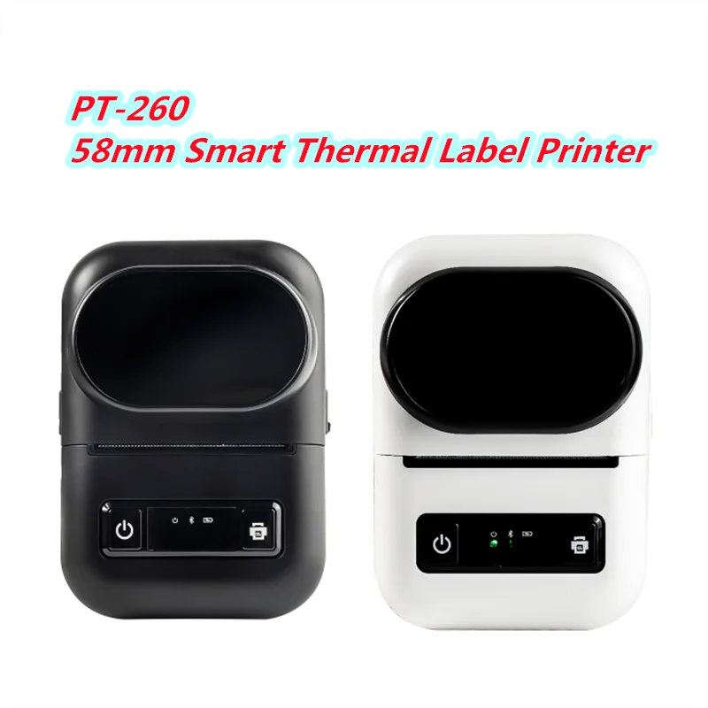 

PT-260 58mm Smart Thermal Label Printer / Multifunctional Mini Adhesive Label Printer For Labeling Tag /Name /Price