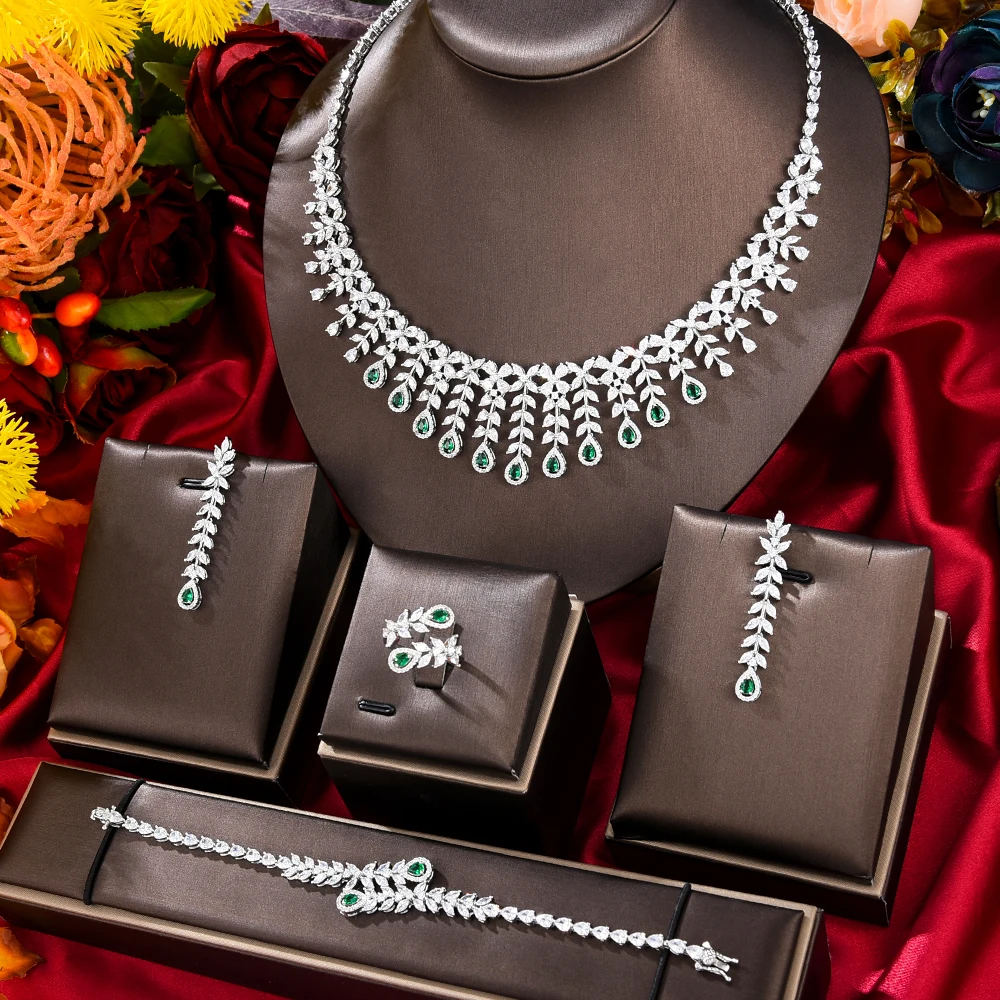 

Набор ювелирных изделий Kellybola с блестками от известного бренда, роскошные африканские Ювелирные наборы из Дубая для женщин, Свадебная вечеринка, циркониевый свадебный набор ювелирных изделий для невесты