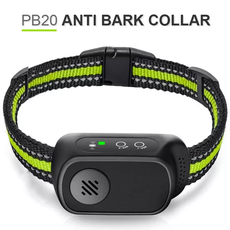 

Dog Rechargeable Dog Bark Collar Shock Barking Collar Vibration Beep Dogs Breeds Training Adjustable Anti Bark Collar