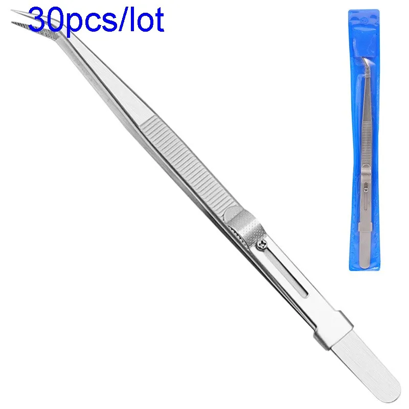 

30 шт./лот инструмент для изготовления ювелирных изделий пинцет с вогнутой канавкой алмазные регулируемые инструменты для рукоделия из нержавеющей стали для ювелирных изделий