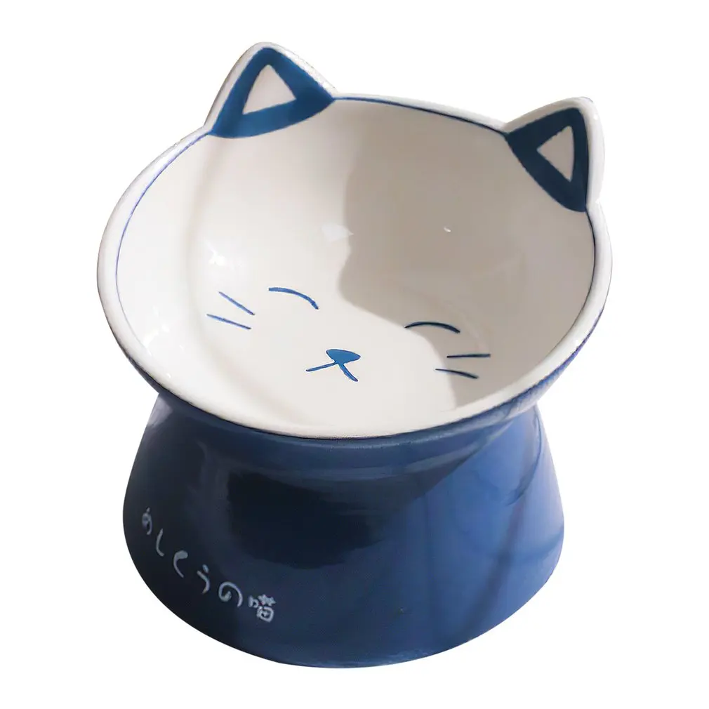 

Непромокаемая миска для еды для домашних животных, миска для защиты шейного позвоночника, изогнутая миска, товары для домашних животных