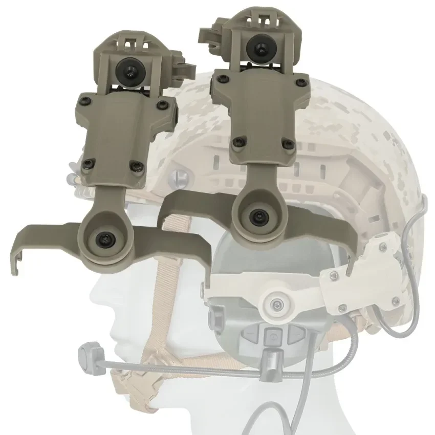 Тактический шлем адаптер ARC Rail комплект крепления на для MSA SORDI/TAC-SKY Z.TAC гарнитура