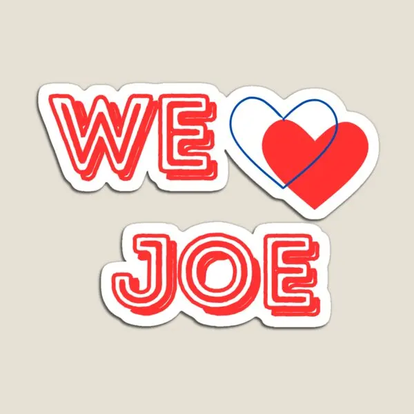 Сердце любовь Джо текстовое искусство магнит для детской красочной холодильника