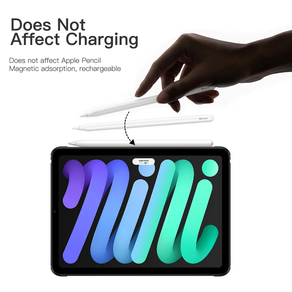 Чехол-подставка для iPad Mini 4 5 6 Прозрачный ударопрочный чехол Pro 11 ipad Air 2020 10 2 9 7