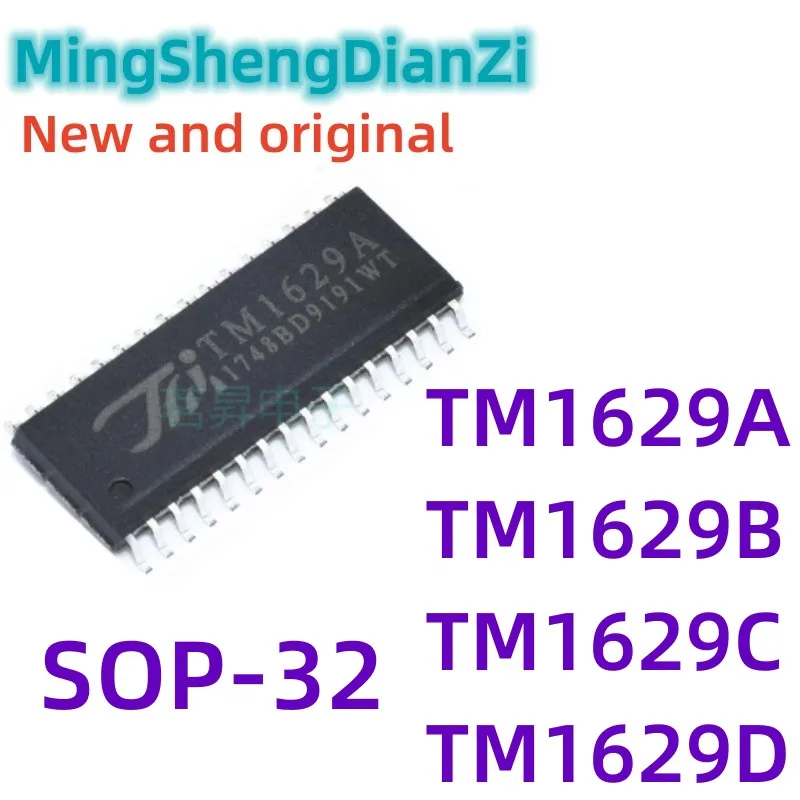 10 шт., Цифровой Драйвер мощности TM1629A TM1629B TM1629C TM1629D TM1629 SOP32