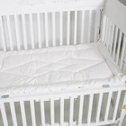 Новорожденный Стёганое одеяло хлопковых постельных принадлежностей из Стёганое одеяло для детского постельного белья, чистый белый Детская кроватка одеяло в кроватку Стёганое одеяло постельное белье дышащие мягкие питомник