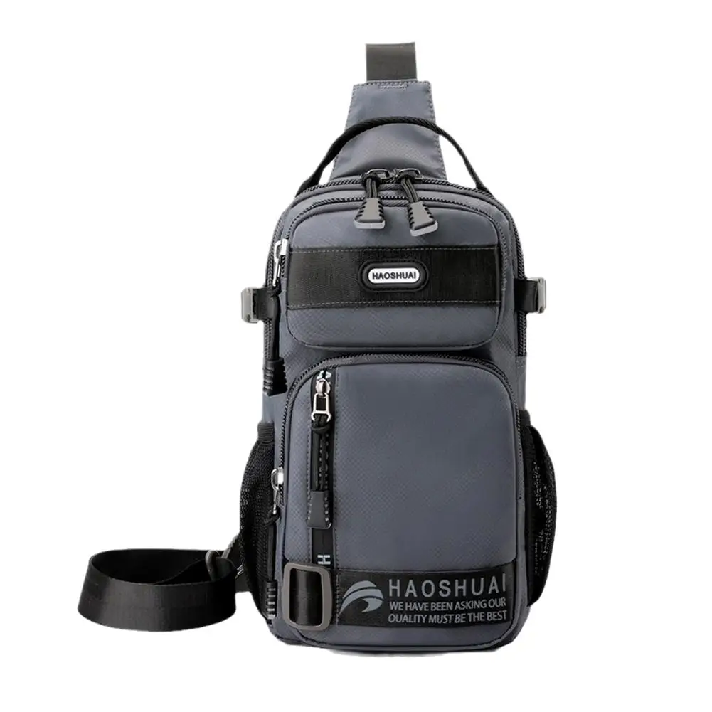 Men Fashion Multifunction Shoulder Bag Crossbody Travel Sling Bag Pack Messenger Pack Chest Bag For Male Phone Pouch Bags