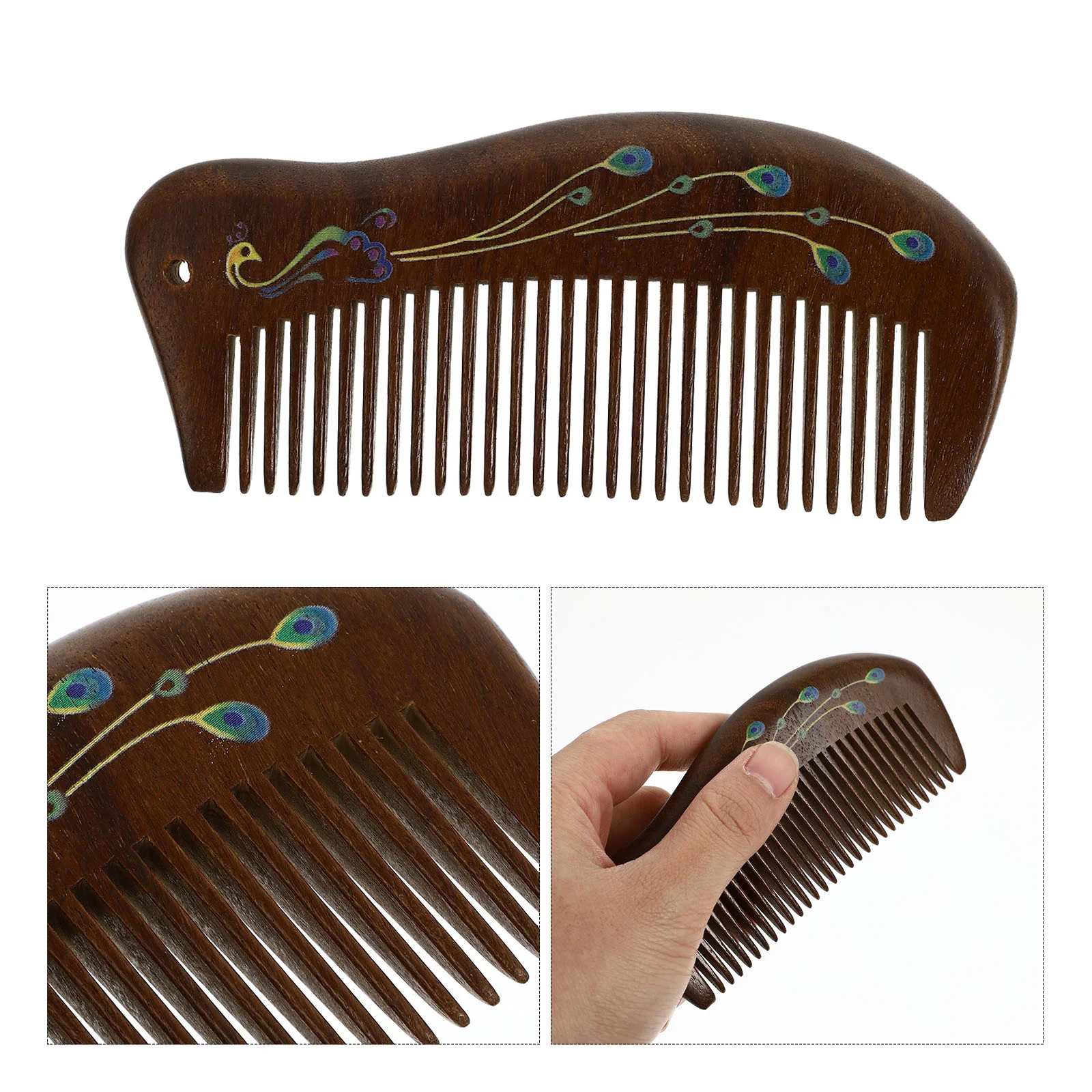 

Combs Men Beard Brush Travel Hair Brush Quality Hair Combs Men Hair Comb Pocket Detangling Comb Original Design Sandalwood Comb