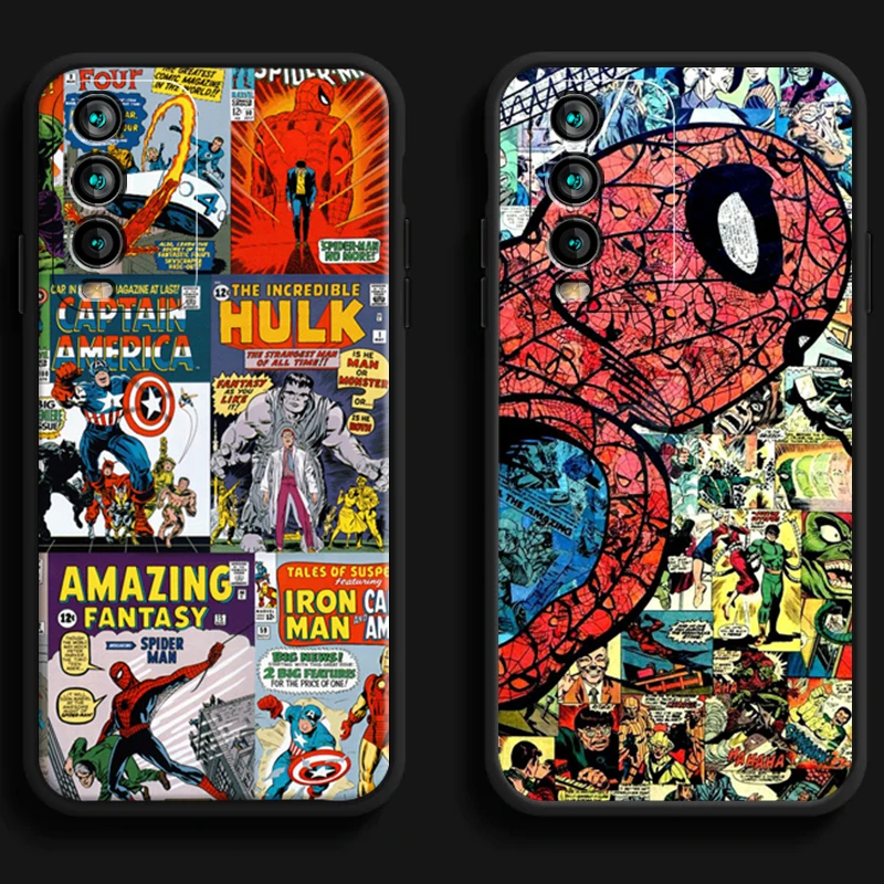 

Marvel Comics Logo Phone Cases For Xiaomi Redmi Note 10 10S 10 Pro POCO F3 GT X3 GT M3 Pro X3 NFC Coque Funda Soft TPU