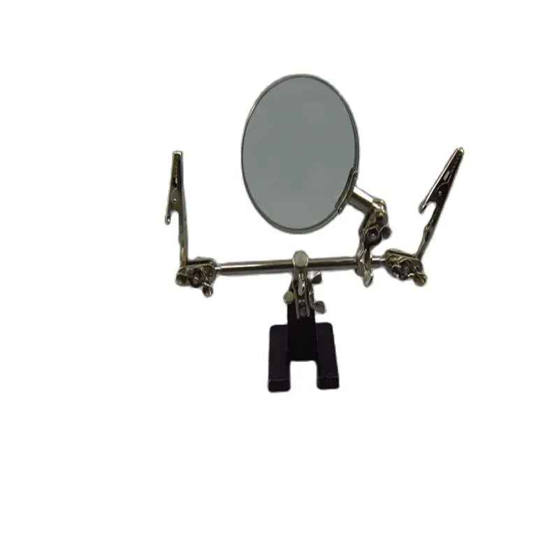 

3 Hand Soldering Iron Stand Welding Tool Magnifying Glasses Jewelry Magnifier Clamp Holder Soldering Stand Auxiliary Clip loupe