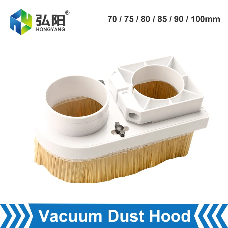 Шпиндельный пылесборник с ЧПУ 70 75 80 85 90 100 мм диаметр всасывающей башмака для