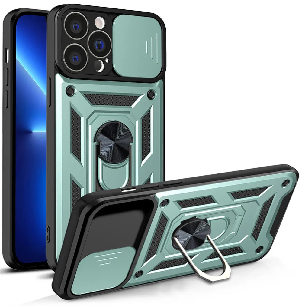 

For iPhone 14 Pro Max Case iPhone 14 Pro Cover Ring Stand Armor Anti-fall Coque Camera Protection Cover For iPhone 14 Plus 14Pro