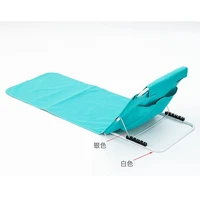 oxford cloth waterproo beach mat outdoor portable relax back pillow lounger folding seat cushion beach traveling camping chair
