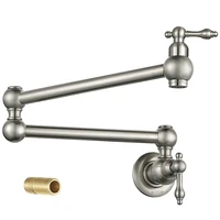 Pot Filler Faucet Wall Mounted Brass Faucet Kitchen Commercial Faucet Folding Kitchen Faucet Restaurant Faucet