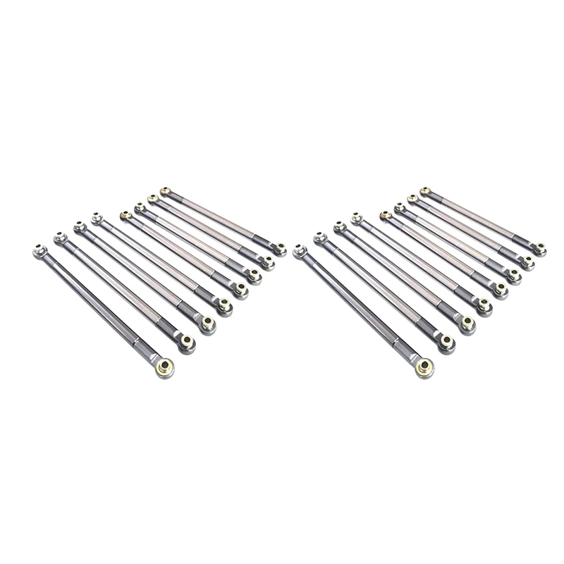 

Для MN86S MN86 MN86KS MN86K MN G500 обновленные детали 16 шт. металлический Тяговый стержень связь 1/12 RC автомобильные аксессуары, титан