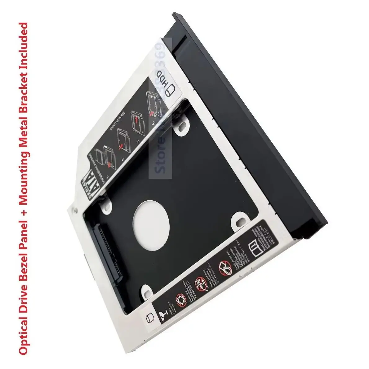 Фото Кронштейн-адаптер для второго отсека 2.5 SATA HDD/SSD с совместимой лицевой панелью для Lenovo ThinkPad E540 E531 №3